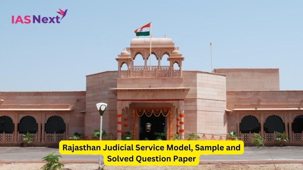 Rajasthan Judicial Service Model