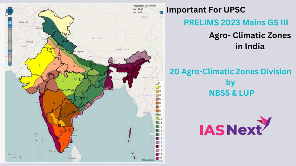 Agro-ecological regions by the National Bureau of Soil Survey & Land Use Planning (NBSS & LUP)