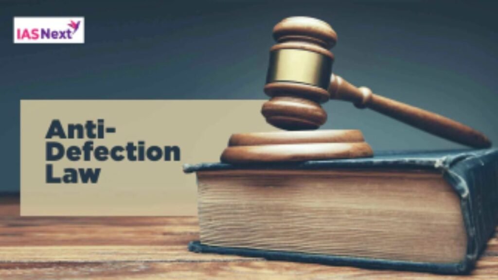 The Constitution Bench was hearing 
political dispute in Maharashtra held 
that Anti-defection law applies even if a 
faction splits from a party. 