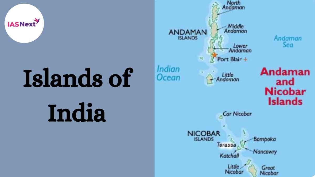 A piece of land surrounded on all sides by water is termed an island.There are two major island groups in India....