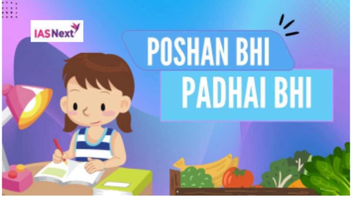 Union Women and Child Development Minister, Smriti Zubin Irani launched “Poshan Bhi, Padhai Bhi”,