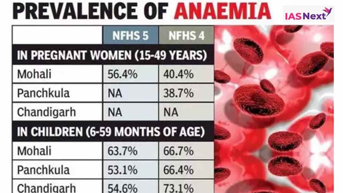 The 6th round National Family Health Survey (NFHS), is scheduled to begin on July 1. Anaemia is linked to insufficient healthy red cells..