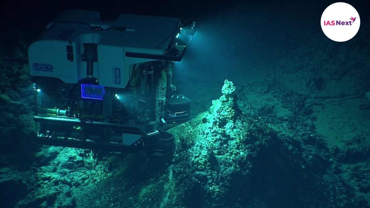 It is the process of retrieving mineral deposits from the deep seabed, the ocean below 200m which covers about two-thirds of the total seafloor.