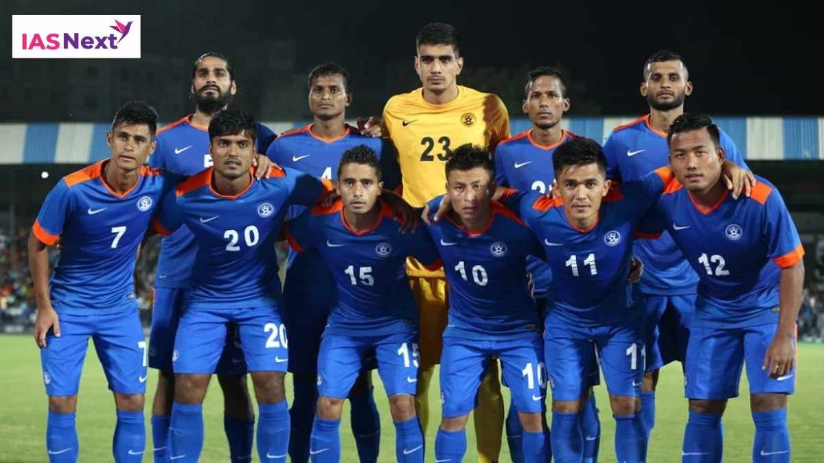 India ranked 100th in FIFA men's Football Rankings