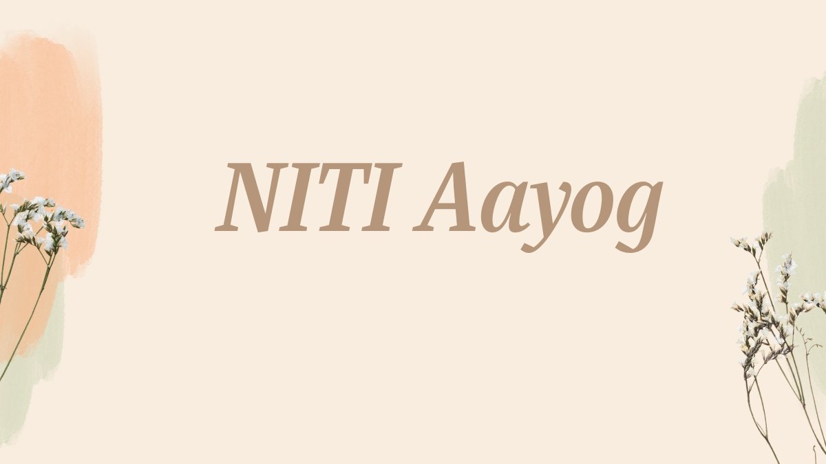 About NITI Aayog