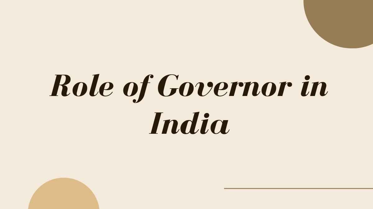 role-of-governor-in-india