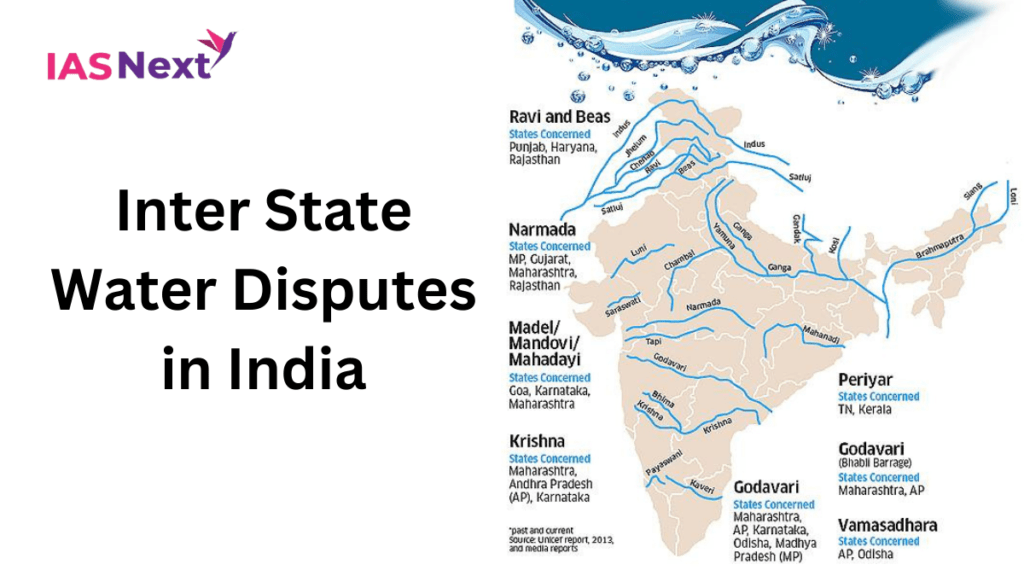 Inter State Water Disputes In India