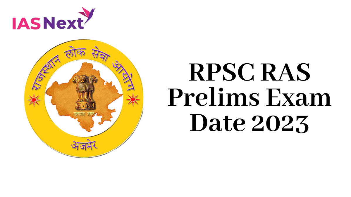 RPSC RAS Prelims Exam Date 2023